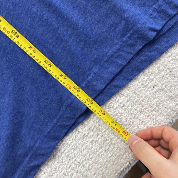 Hurley Skate Graphic T Shirt Men XXL Tie Dye Blue Baggy Fit Y2K Loose Blue Read - Picture 10 of 16